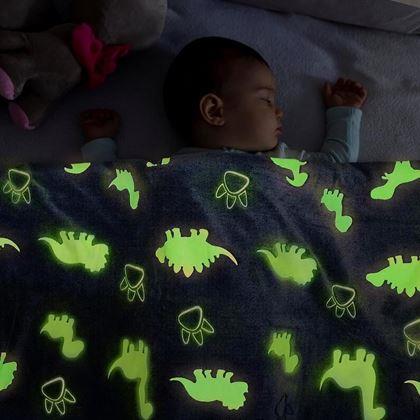 Obrazek z Świecący koc  -  dinozaur