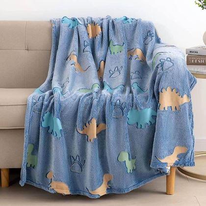 Obrazek z Świecący koc  -  dinozaur