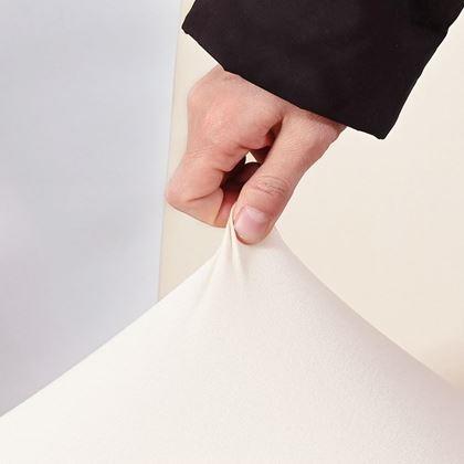 Obrazek z Pokrowiec na krzesło – czarny - biały