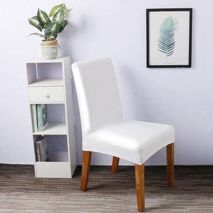 Obrazek z Pokrowiec na krzesło – czarny - biały