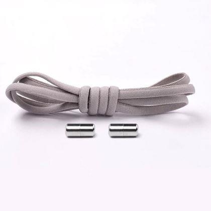Obrazek z Elastyczne sznurowadła samowiążące  -  szare