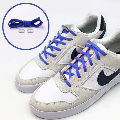 Obrazek z Elastyczne sznurowadła samowiążące  -  niebieskie