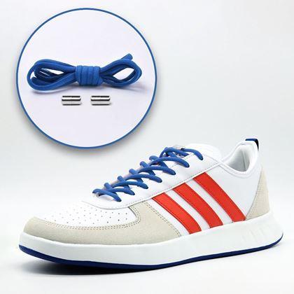 Obrazek z Elastyczne sznurowadła samowiążące  -  niebieskie