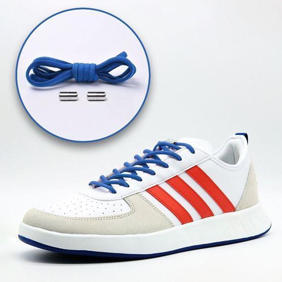 Obrazek z Elastyczne sznurowadła samowiążące  -  niebieskie