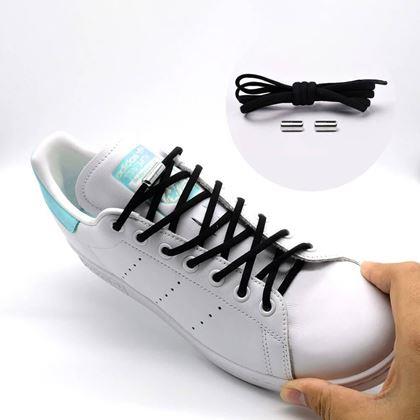 Obrazek z Elastyczne sznurowadła samowiążące  -  czarny