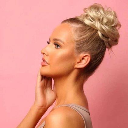 Obrazek z Dopinka do włosów  -  platynowy blond