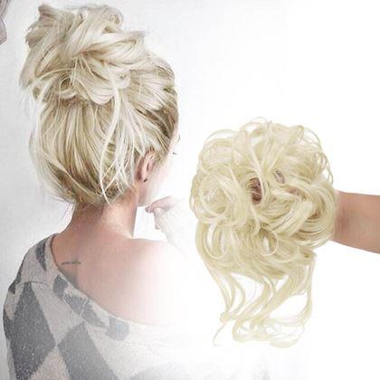 Obrazek z Dopinka do włosów  -  jasny blond