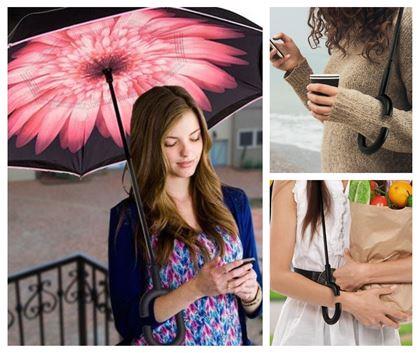 Obrazek z Odwrócony parasol  -  kwiat