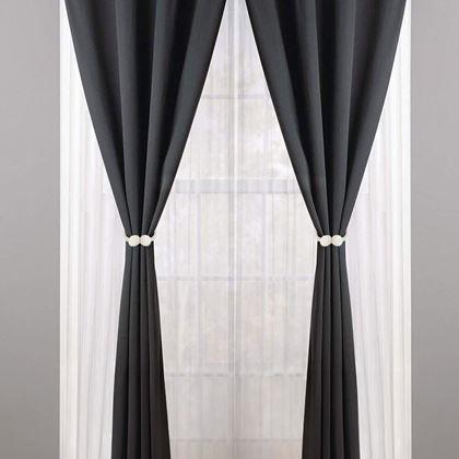 Obrazek z Magnetyczna klamra do zasłon  -  biała