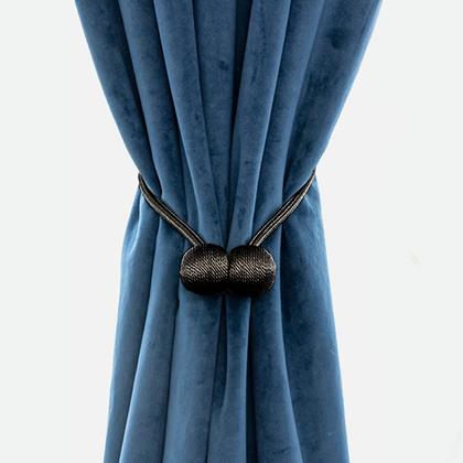 Obrazek z Magnetyczna klamra do zasłon  -  czarna