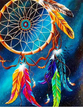 Obrazek z Haft diamentowy  -  łapacz snów