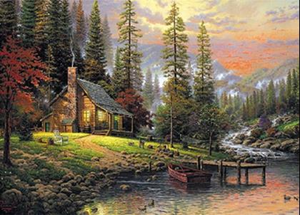 Obrazek z Haft diamentowy  -  las