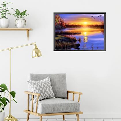 Obrazek z Haft diamentowy  -  zachód słońca