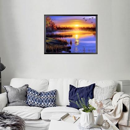 Obrazek z Haft diamentowy  -  zachód słońca