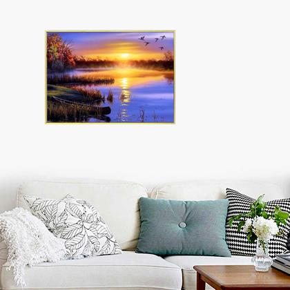 Obrazek z Haft diamentowy  -  zachód słońca