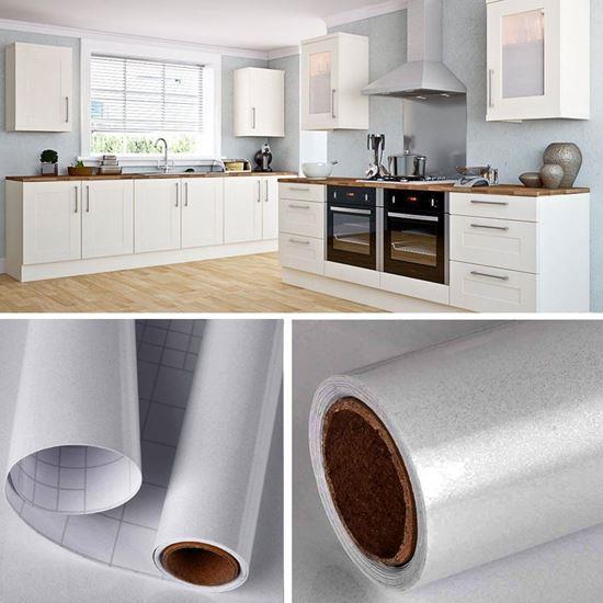 Obrazek z Folia do renowacji mebli kuchennych  -  biała