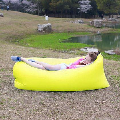 Obrazek z Nadmuchiwana Lazy Bag - dwuwarstwowa  -  zielona