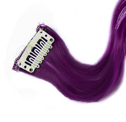 Obrazek z Kolorowe treski do włosów  -  fioletowe