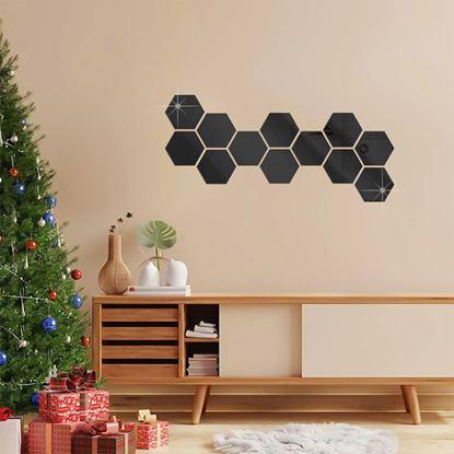 Obraz Tapeta heksagon 10 sztuk