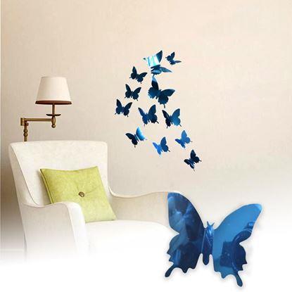 Obraz Lustro motyl 12 szt.