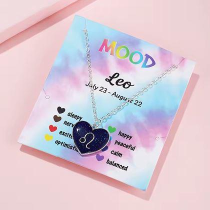 Obrazek z Naszyjnik z emocjami znaków zodiaku - lew
