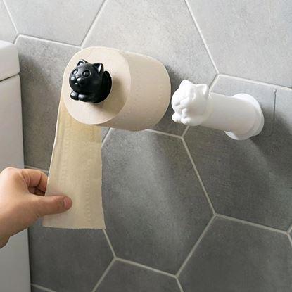 Obraz Uchwyt na papier toaletowy - Kot