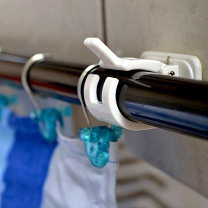 Obrazek z Przyklejane uchwyty na karnisze 2 szt.