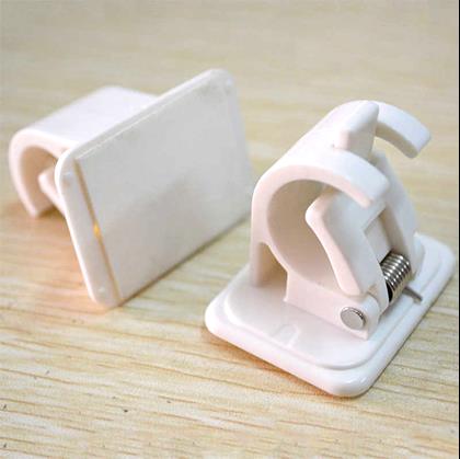 Obrazek z Przyklejane uchwyty na karnisze 2 szt.