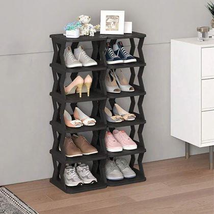 Obrazek z Szafka na buty z 5 półkami