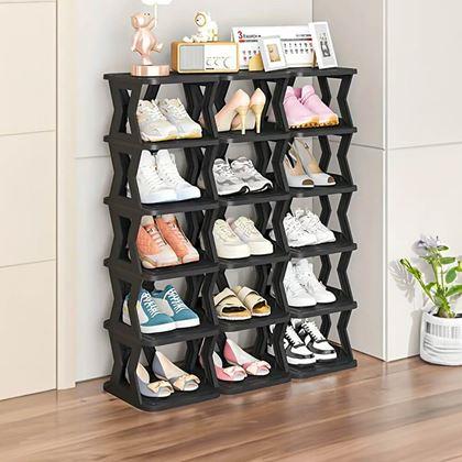 Obrazek z Szafka na buty z 5 półkami