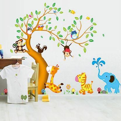 Obraz Dziecięce naklejki na ścianę - zwierzątka