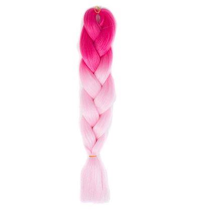 Obrazek z Włosy ombré clip-in - różowy