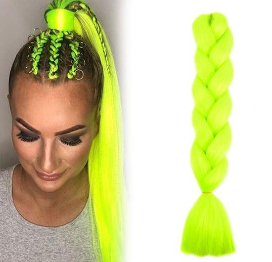 Obrazek z Przedłużenie włosów  - zielonożółty