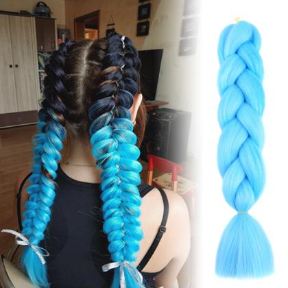 Obrazek z Przedłużenie włosów  -  niebieskie