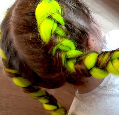 Obrazek z Przedłużenie włosów  - zielonożółty