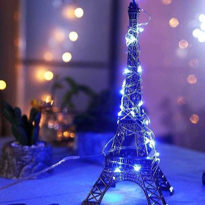 Obrazek z Łańcuch świetlny z pilotem, światło kolorowe/ciepłe/zimne, 5 m