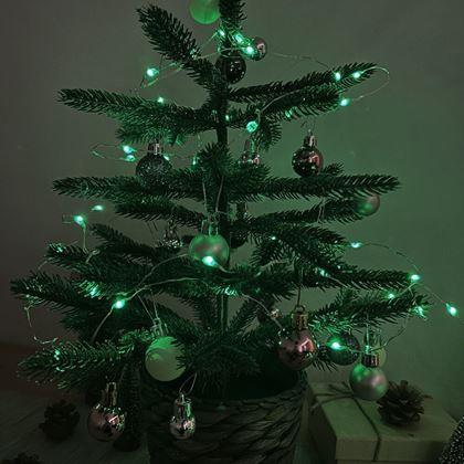 Obrazek z Łańcuch świetlny z pilotem, światło kolorowe/ciepłe/zimne, 5 m