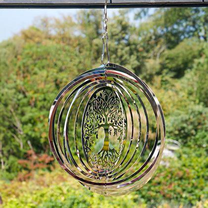 Obrazek z Ogrodowa dekoracja wiatrowa - drzewo