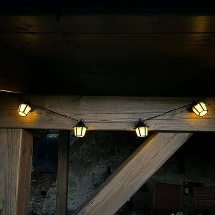 Obrazek z Solarny łańcuch LED - latarenki