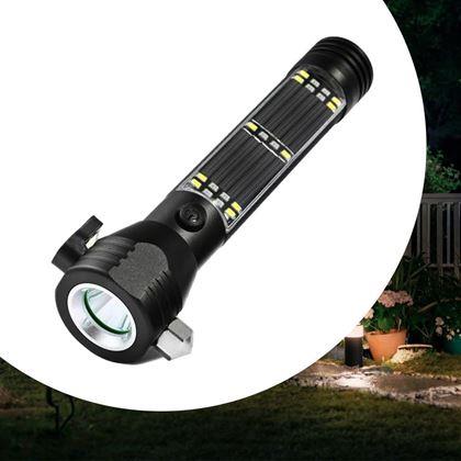 Obrazek z Latarka solarna LED z powerbankiem 8w1