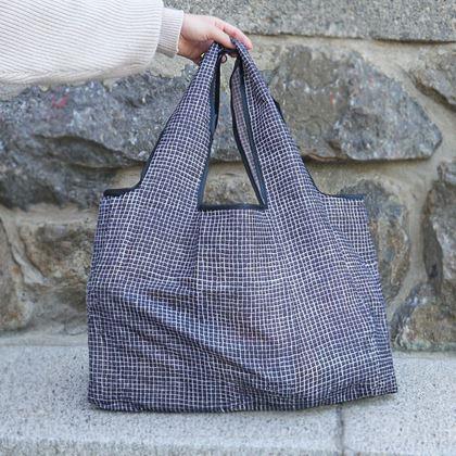 Obrazek z Duża składana torba na zakupy  -  szara