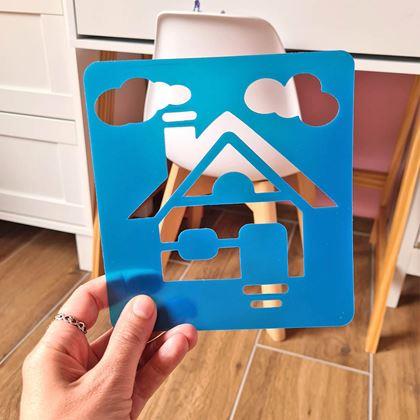 Obrazek z Szablony do malowania 6 szt - świat wokół nas