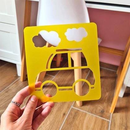 Obrazek z Szablony do malowania 6 szt - środki transportu