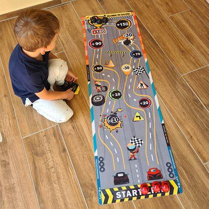 Obrazek z Mata do zabawy - samochody wyścigowe