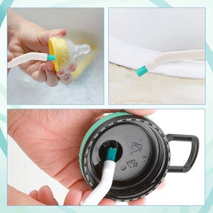 Obrazek z Zestaw szczoteczek do czyszczenia trudno dostępnych miejsc 5 szt.