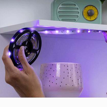 Obrazek z Taśma LED RGB z pilotem - 2 m
