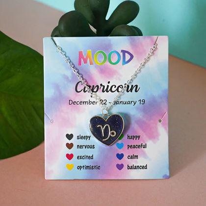 Obrazek z Naszyjnik z emocjami znaków zodiaku - Koziorożec