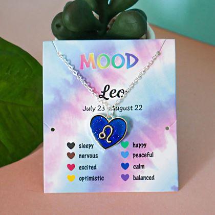 Obrazek z Naszyjnik z emocjami znaków zodiaku - lew