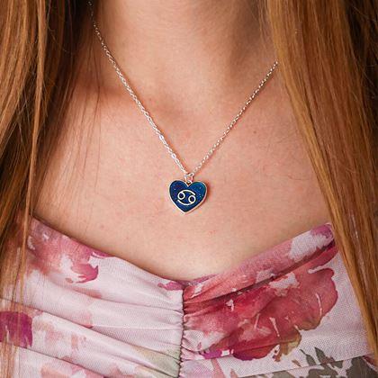 Obrazek z Naszyjnik z emocjami znaków zodiaku - rak