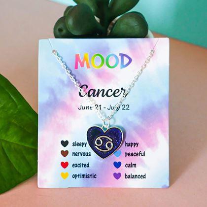Obrazek z Naszyjnik z emocjami znaków zodiaku - rak